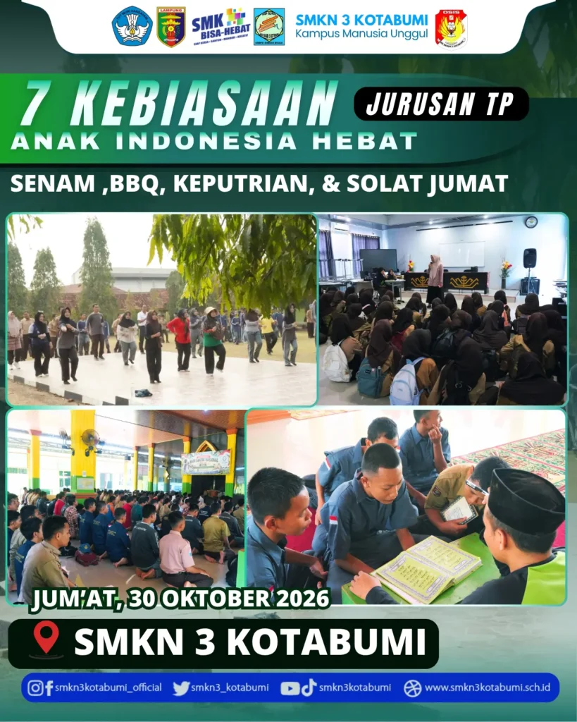 Rutinitas Hari Jumat SMKN 3 Kotabumi
